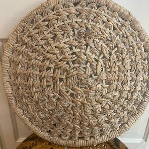 Farm house Wicker Bowl Wall Decor